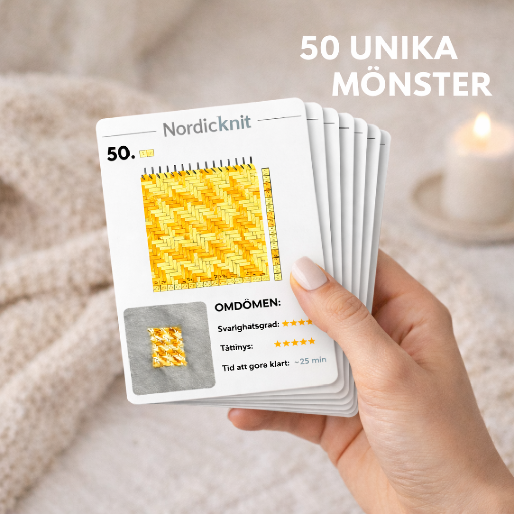 50x Unika Mönster Kort